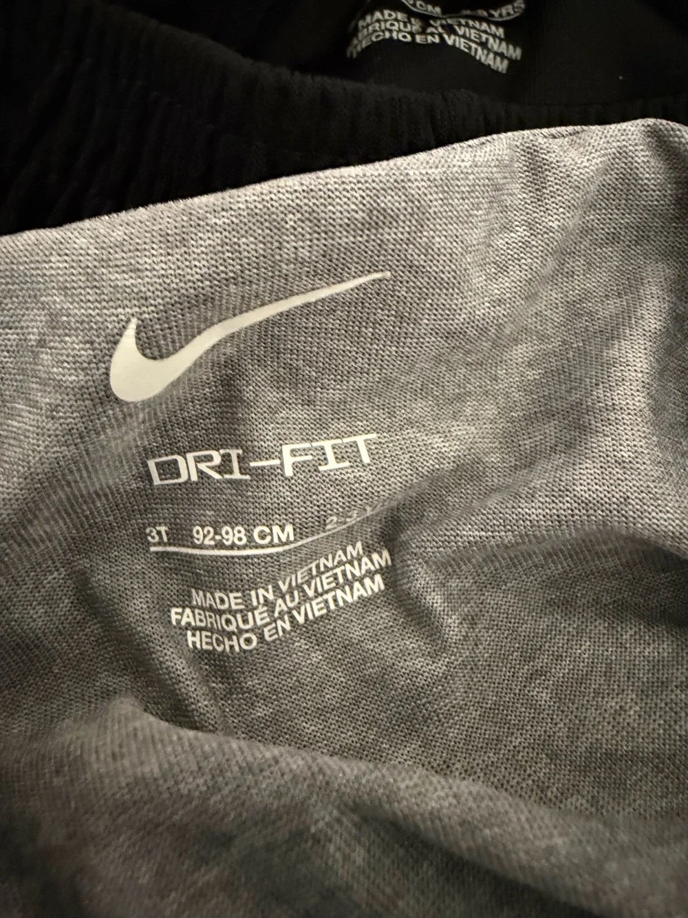 Nike | 2 Piece Toddler Dri Fit Tee and Black Athletic Shorts Set | Size 3T - Picture 6 of 7